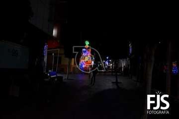 Telde se pone en modo navideño con el encendido de sus luces/Francisco Javier Santana.